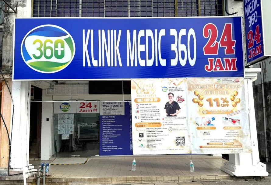 Exterior of KLINIK MEDIC 360 (TAMAN CONNAUGHT)